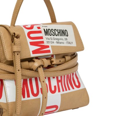 MOSCHINO THE TIE ME SMALL HANDBAG MC4214PP0OOL